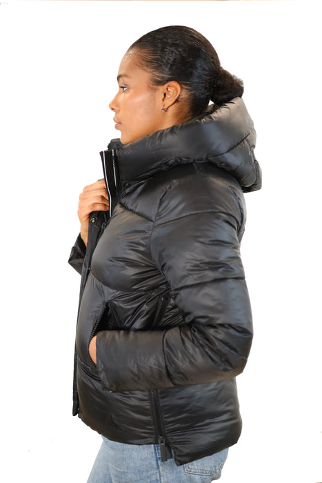 POINT ZERO - Short Puffer Women's Jacket Black