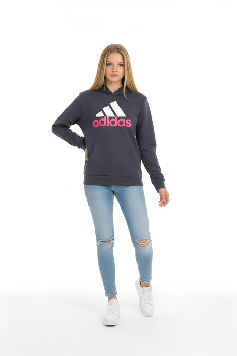 Adidas - Women's  Essentials Two-Coloured Big Logo Cotton Hoodie