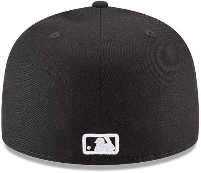 New Era x MLB - New York Yankees Basic 59Fifty Men's Fitted Cap, Black/White