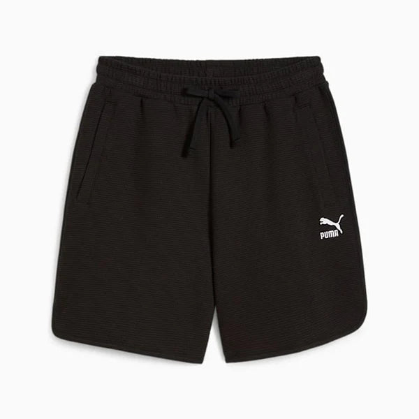 Puma Classics Waffle Shorts 7" Black
