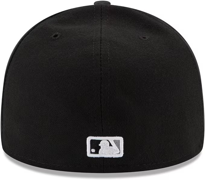 New Era - MEN'S SOX LOGO WHITE 59FIFTY FITTED HAT IN black/white