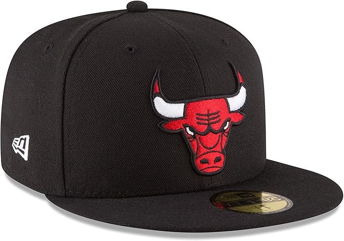New Era - Men’s Chicago Bulls  Basic 59FIFTY Fitted Hat – Black