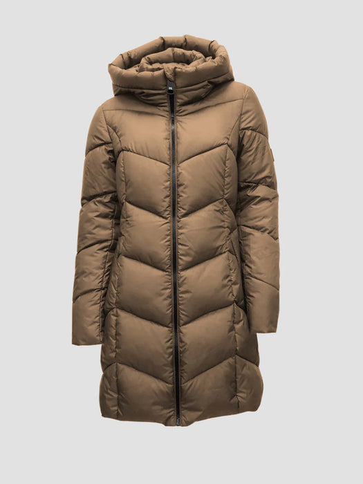 Point Zero - JOSEPHINA Classic Long Puffer Design Camel