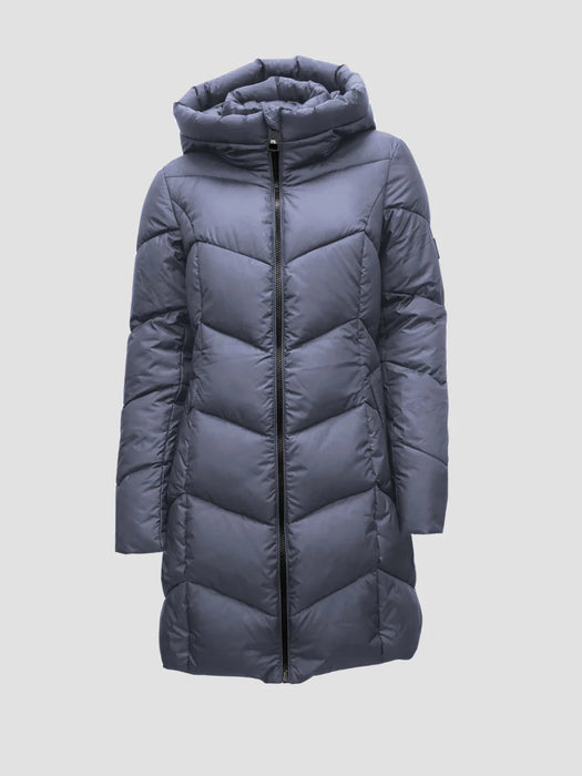 Point Zero - JOSEPHINA Classic Long Puffer Design Storm