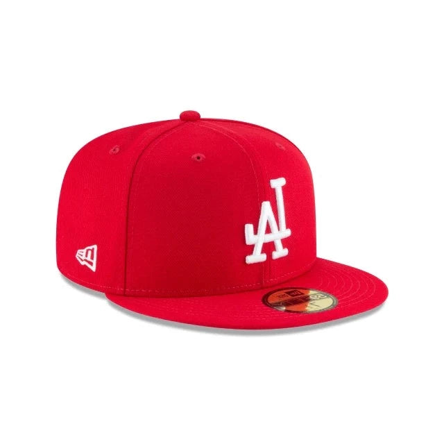 New Era - LOS ANGELES DODGERS SCARLET BASIC 59FIFTY FITTED Red