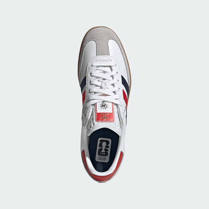 Adidas - Men's shoes Samba OG White/Bleu/Red