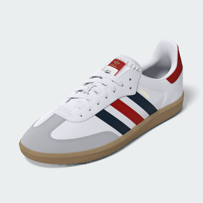 Adidas - Men's shoes Samba OG White/Bleu/Red