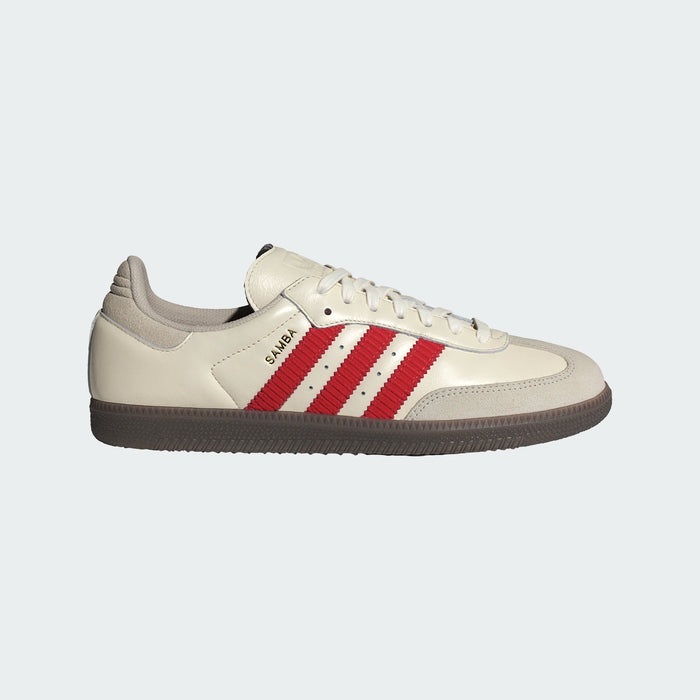 Adidas - Men's shoes SAMBA OG Off White / Better Scarlet / Gum