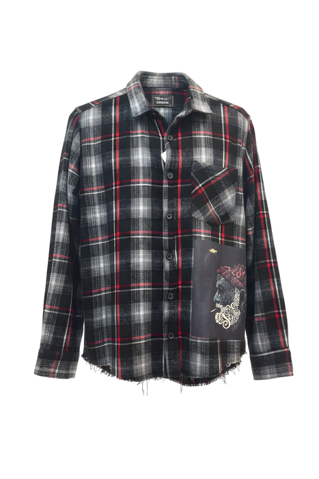Men's short checkered