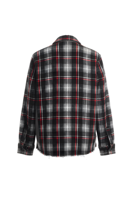 Men's short checkered