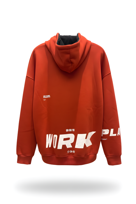 Orange sweatshirt for men