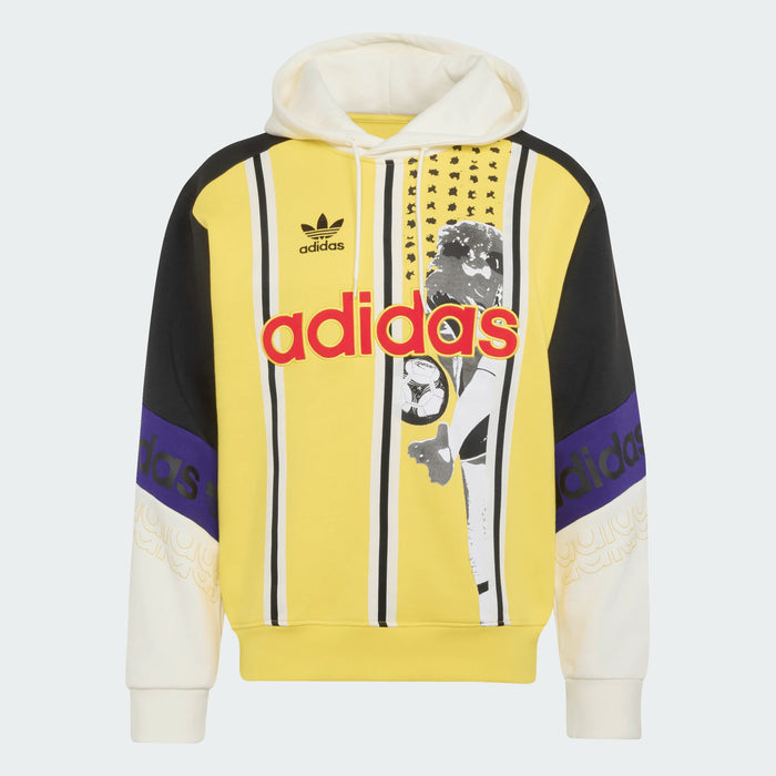 Adidas - Men's hoodie ARCHIVE FOOTBALL GRAPHIC Yellow