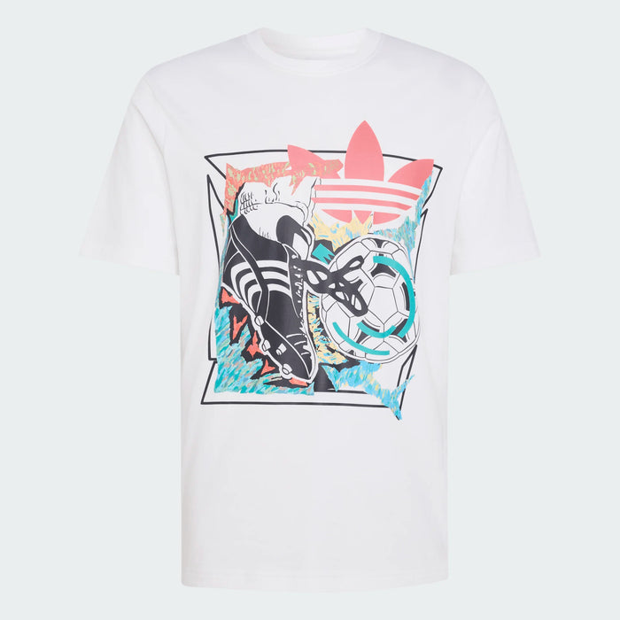 Adidas - Men's T-shirt Archive Anime Football Graphic Tee