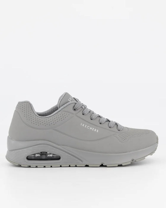 Skechers Uno – Stand On Air Men’s Light Grey Sneakers