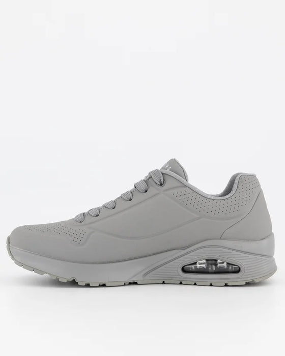 Skechers Uno – Stand On Air Men’s Light Grey Sneakers