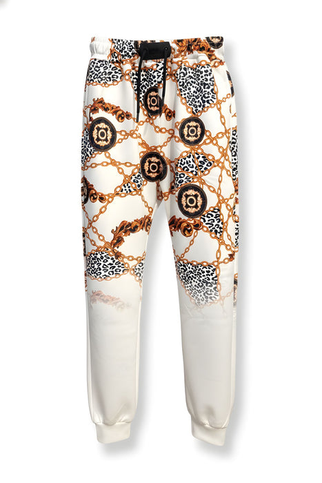 White Baroque Pants