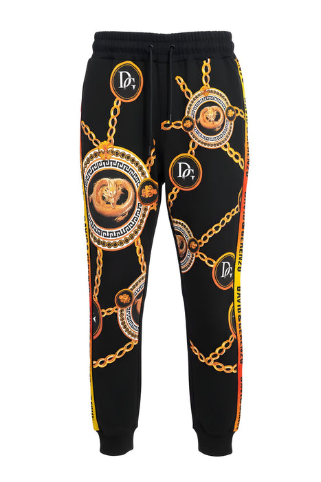 Luxury-Inspired Graphic Joggers