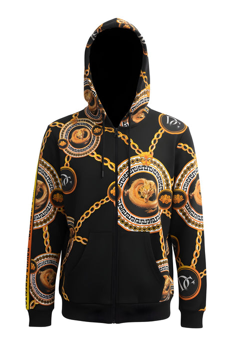 Baroque Luxe Zip Hoodie
