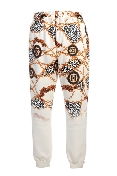 White Baroque Pants