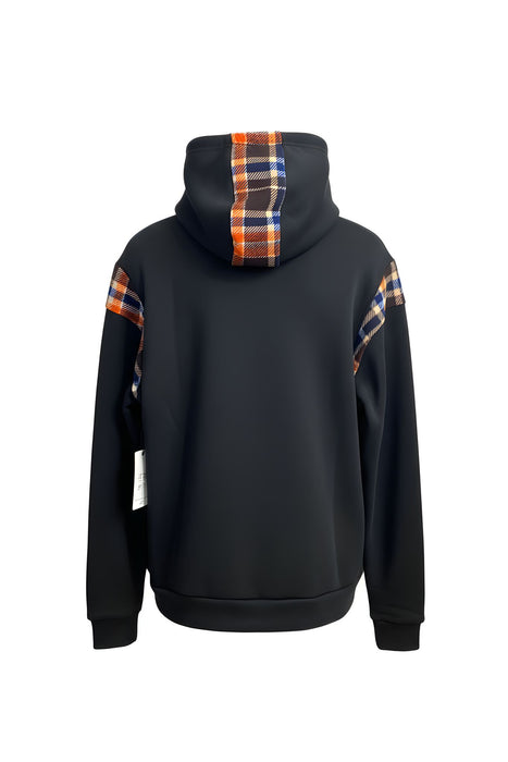 Street Patch Plaid Hoodie