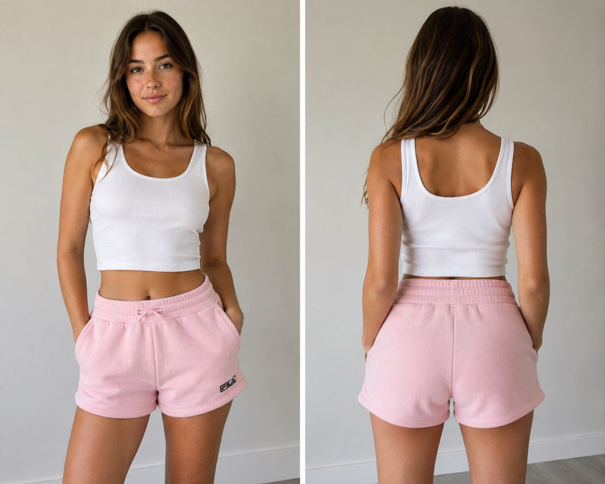 Diara High Rise Women’s Shorts – Dusty Pink