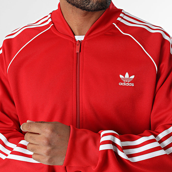 Adidas - Men's SST Zip-Up Track Jacket with Stripes
