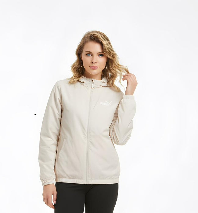 PUMA - Women's ESS Solid Windbreaker Alpine Snow