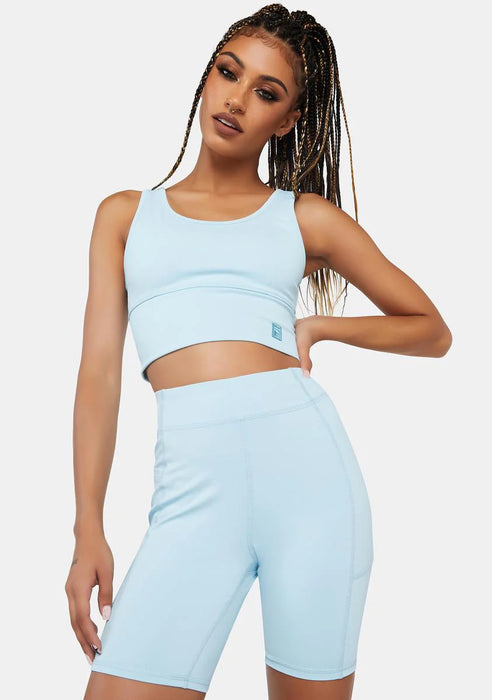 FILA Crystal Blue Tiana Biker Shorts