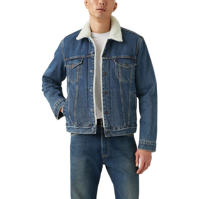 Levi’s Men’s Denim Sherpa Trucker Jacket