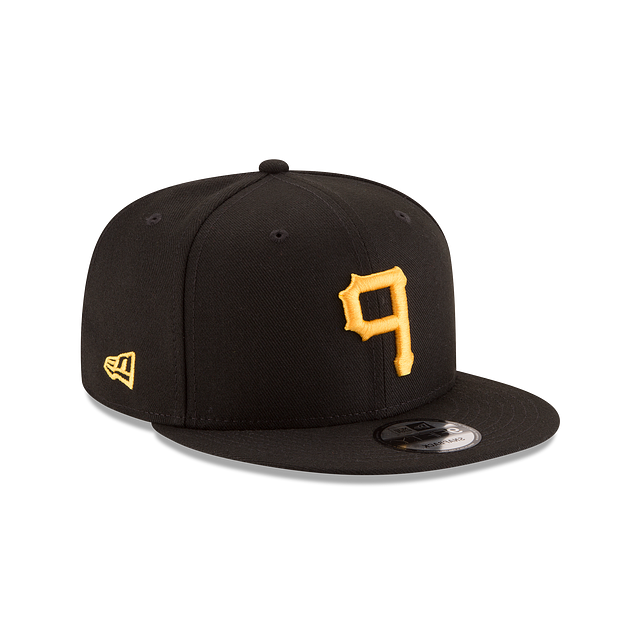 New Era -  Pittsburgh Pirates  Basic 9FIFTY Snapback Hat Black/Yellow