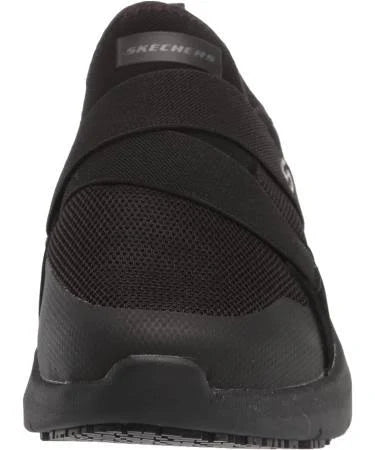 Skechers Work Elloree – Women’s Black Soft Toe Slip Resistant
