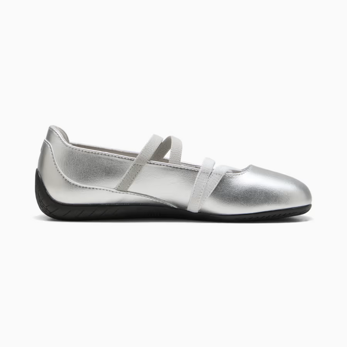 PUMA Speedcat Ballet Metallic Women's Sneakers – Silver/White