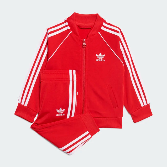 ADIDAS - ADICOLOR SST TRACK SUIT RED/WHITE